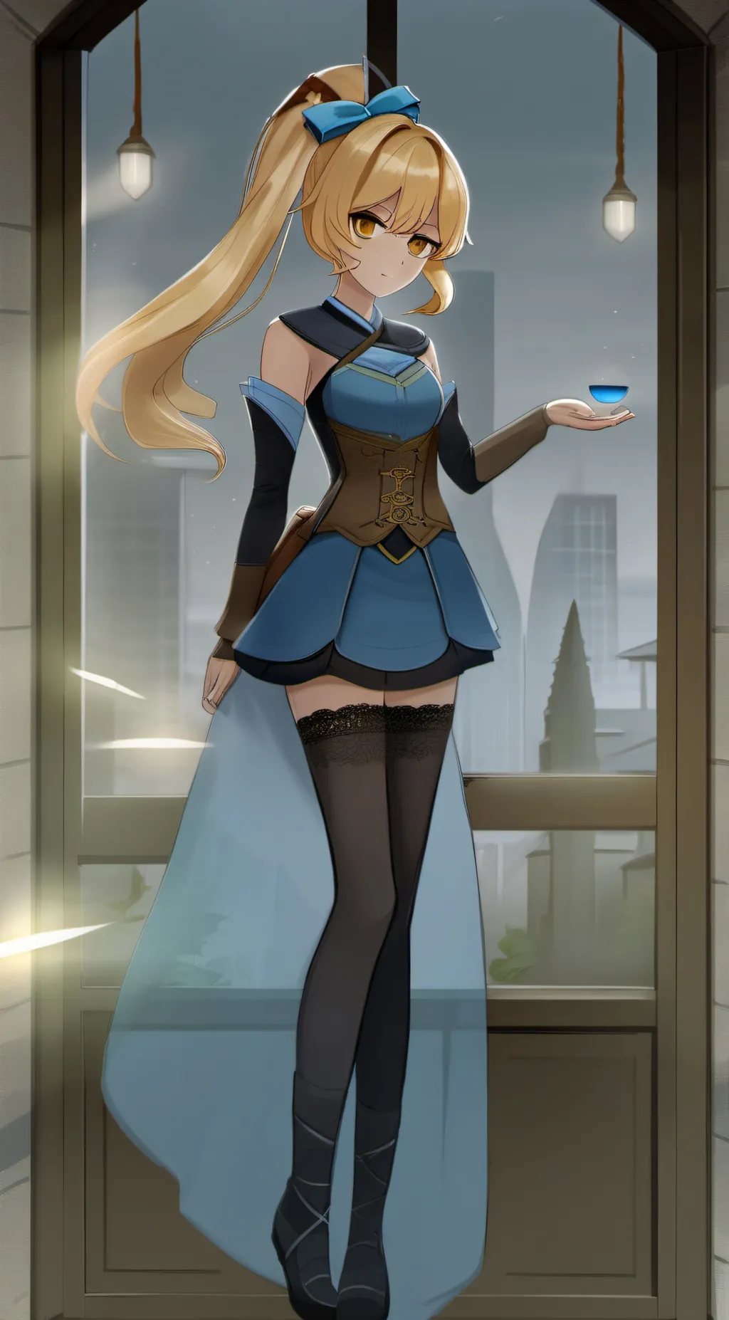 ai character: Lumineleif  background