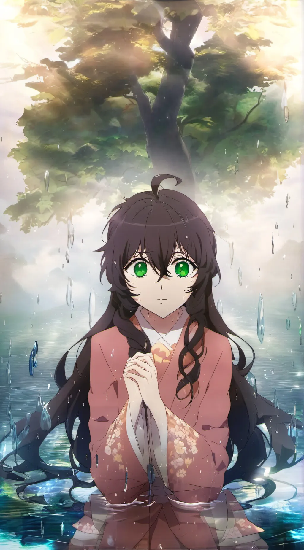 ai character: Into the Light  background
