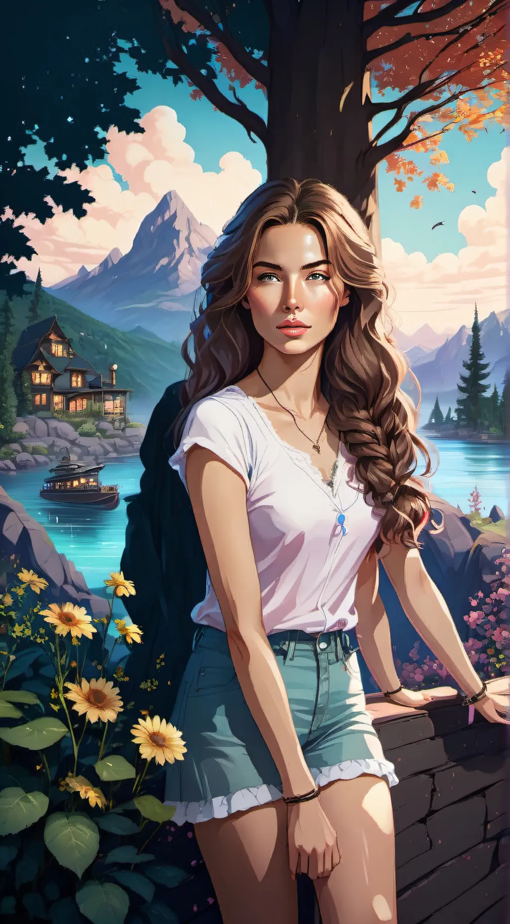 ai character: Liliana background