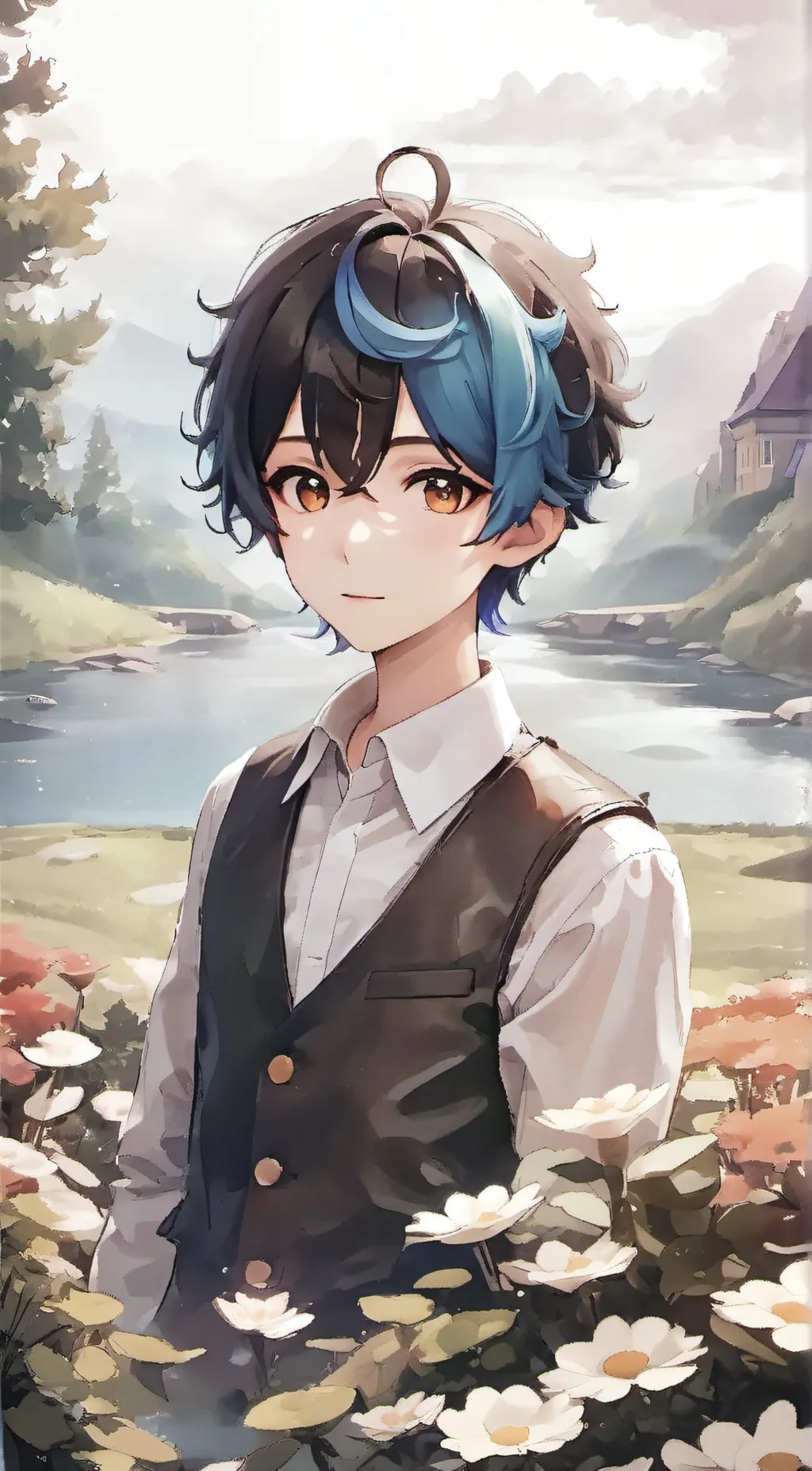 ai character: Ein background