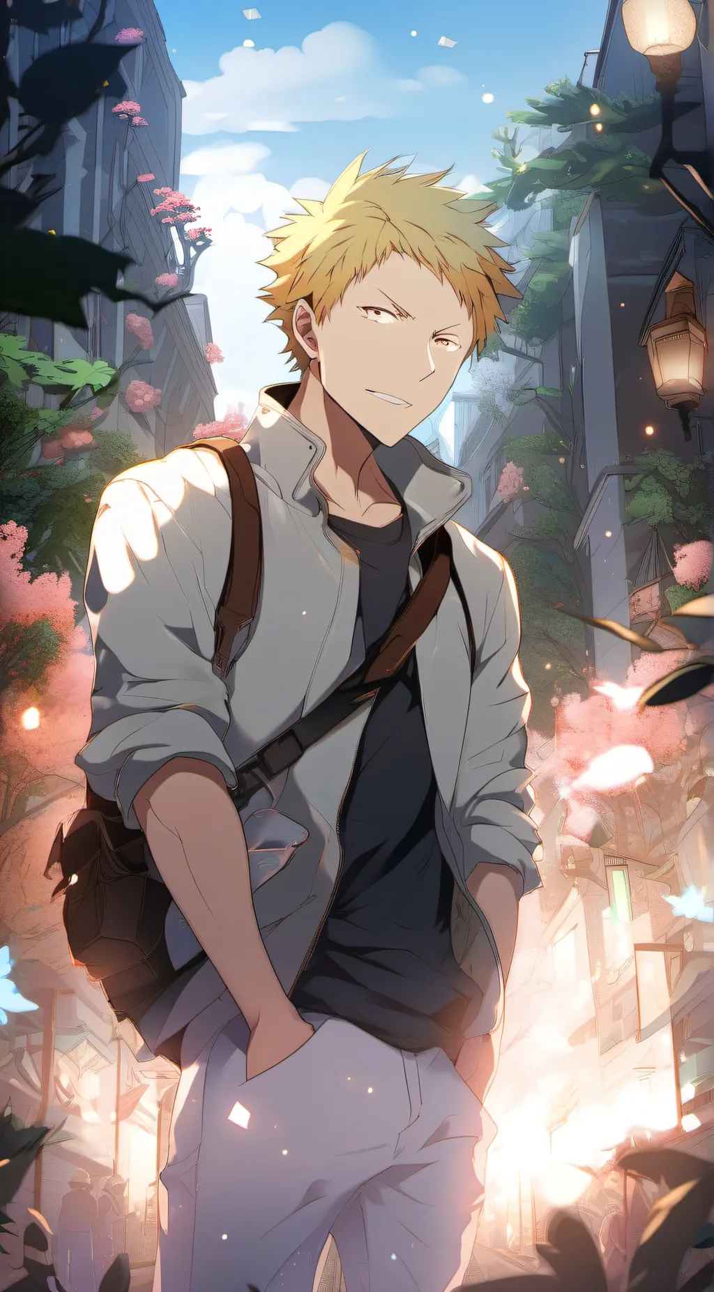 ai character: Akihiko  background