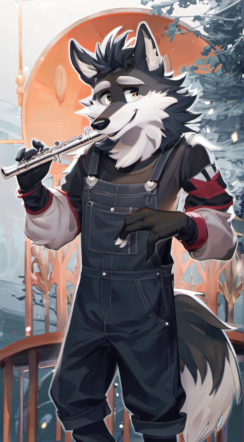 ai character: Boris the wolf background