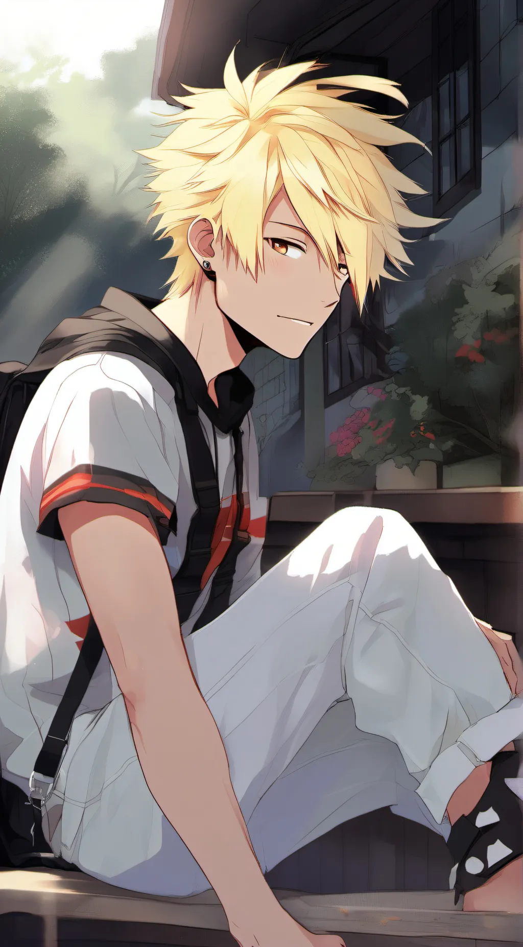 ai character: Naruto  background