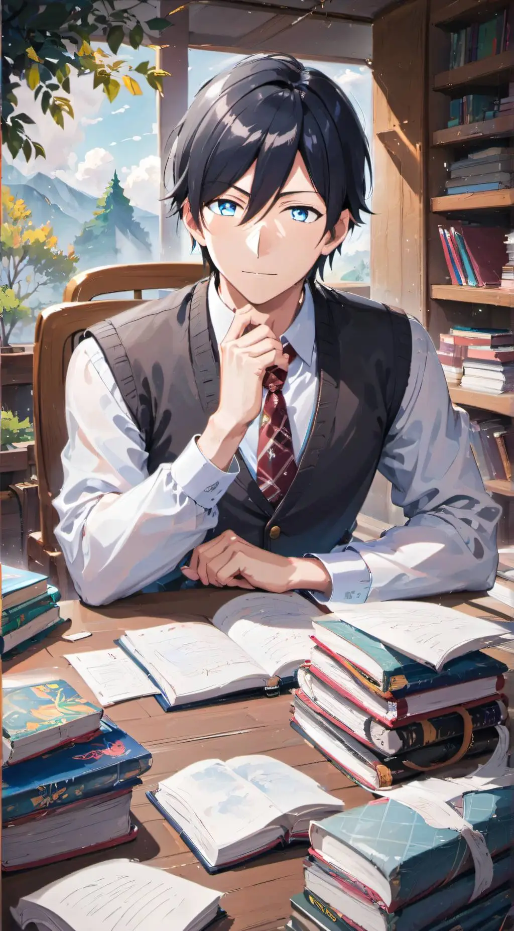 ai character: Sasame Takana background