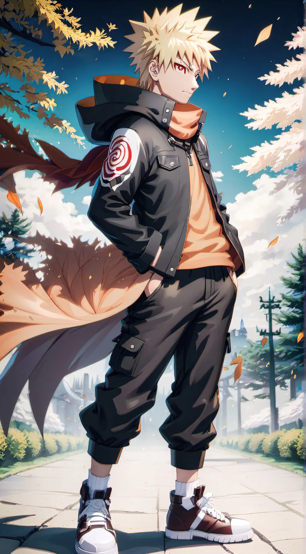 ai character: Katsuki Bakugo💓 background