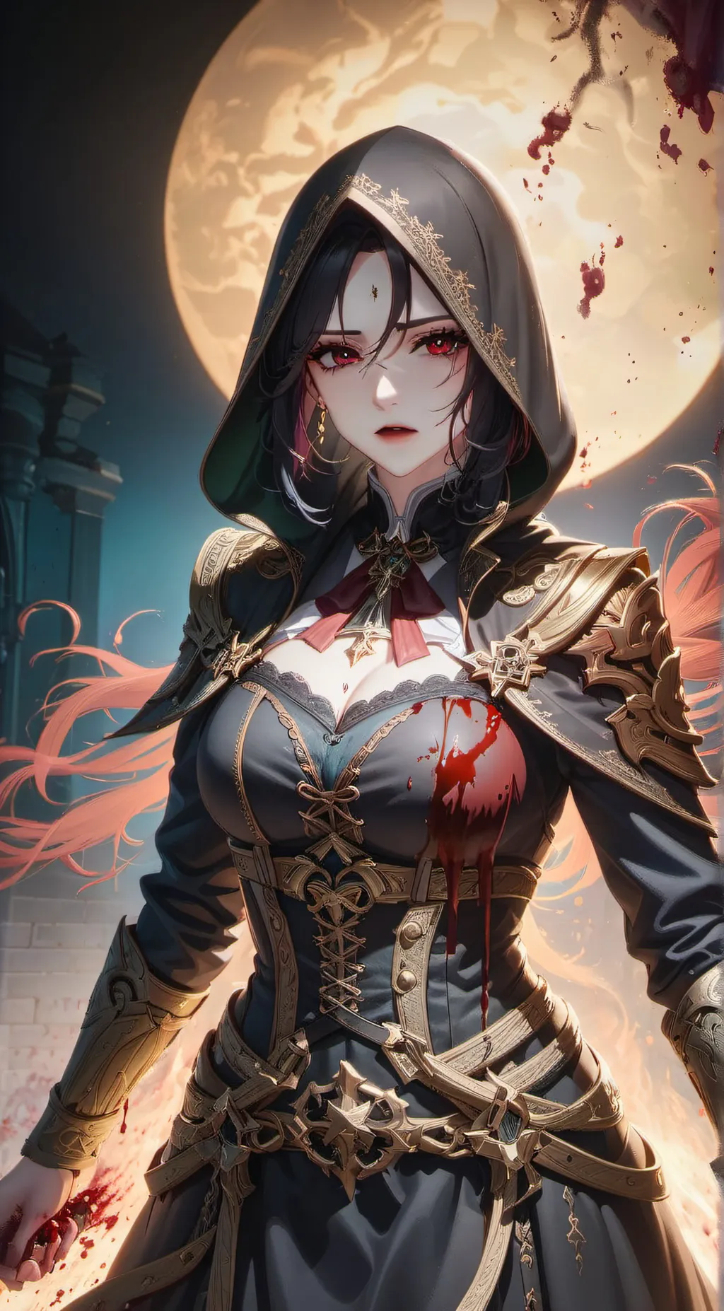 ai character: Bloody Moon background