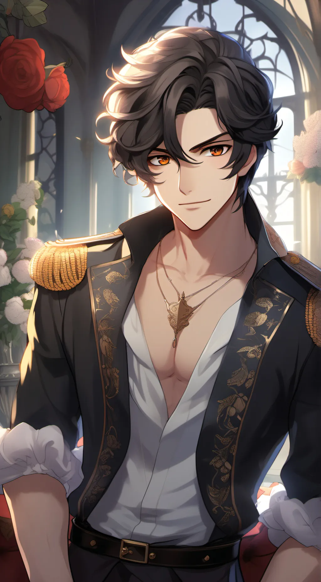 ai character: Prince Luxe  background