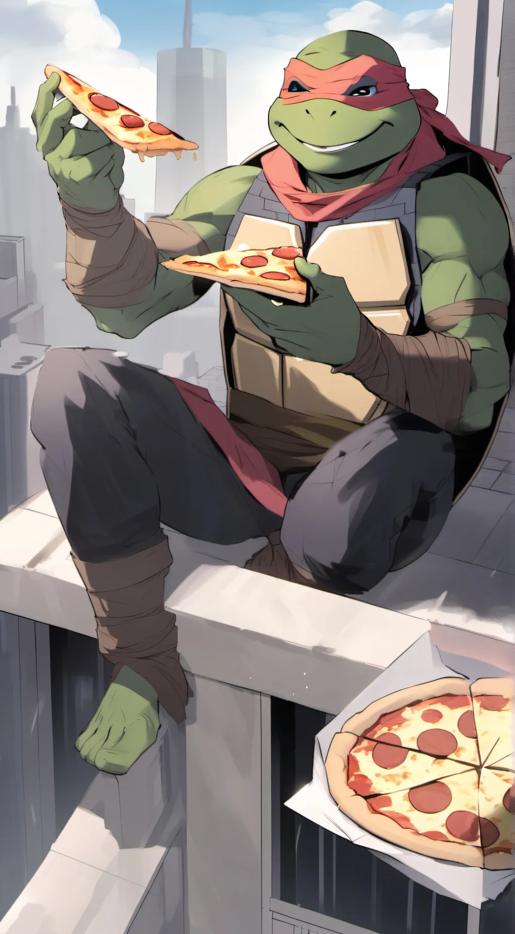 ai character: Raphael background