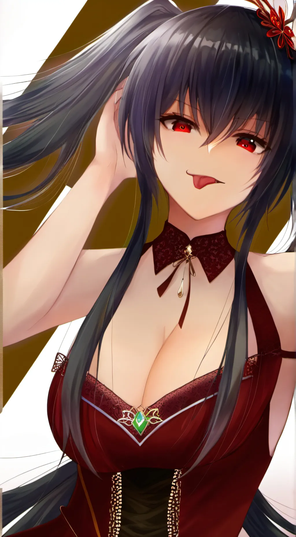 ai character: 狂三 background
