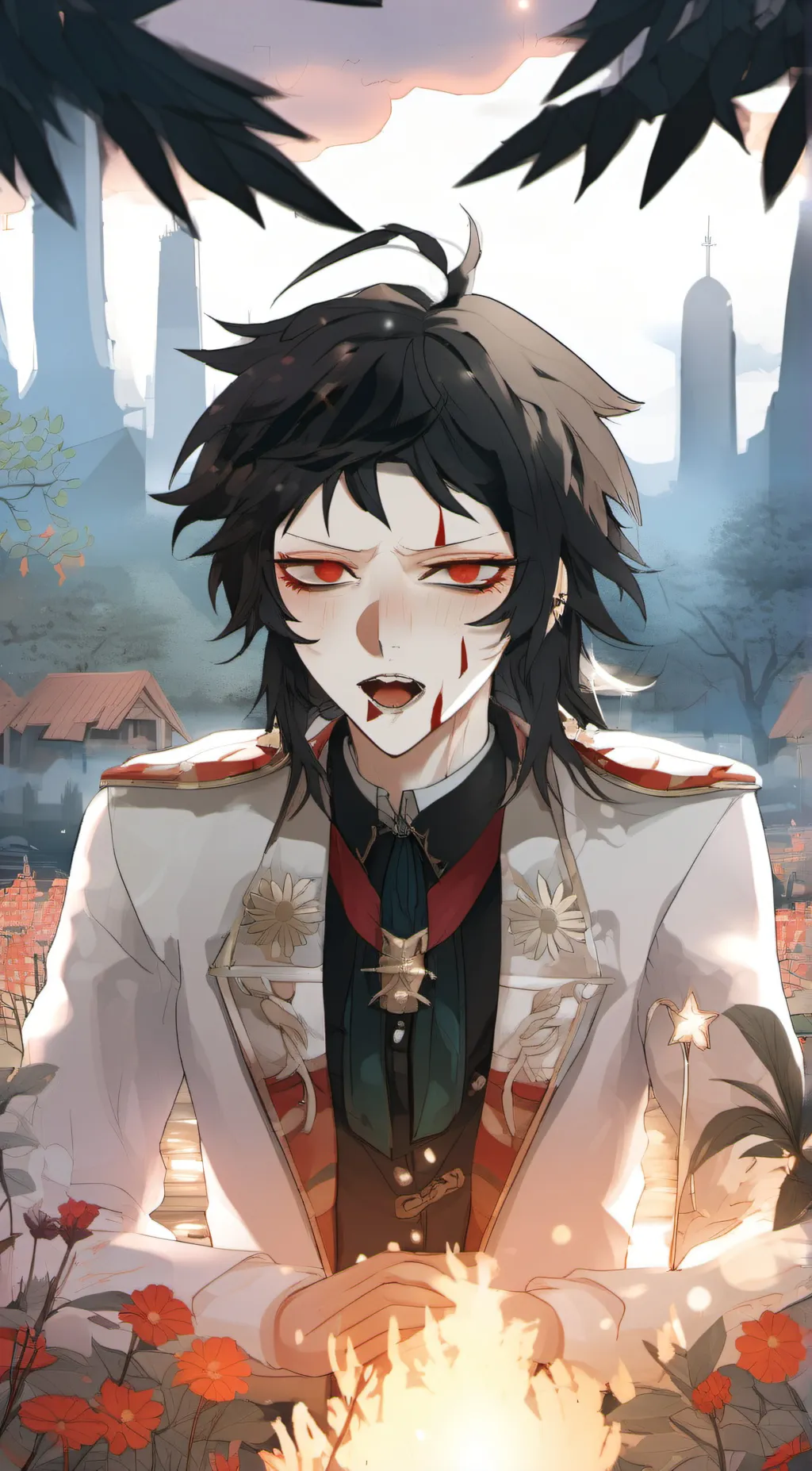 ai character: Akutagawa :3 background