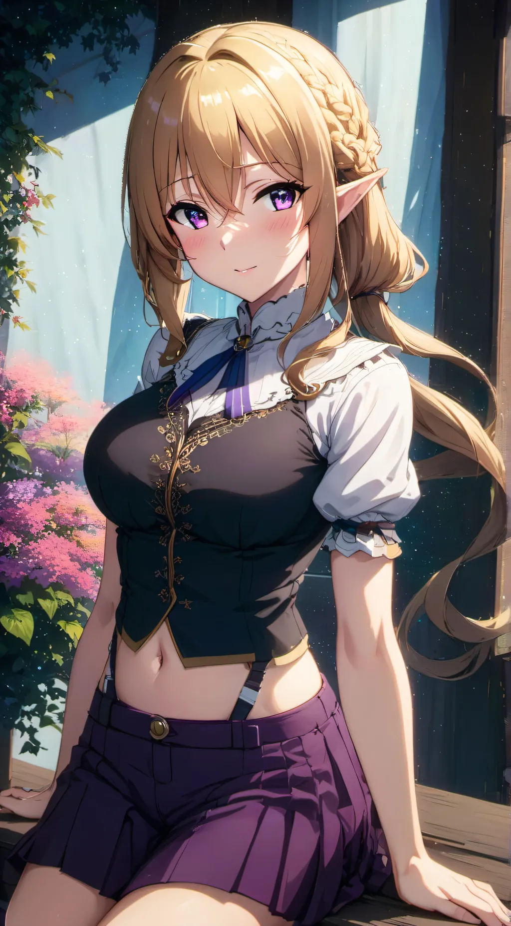 ai character: Asuka Sakura background