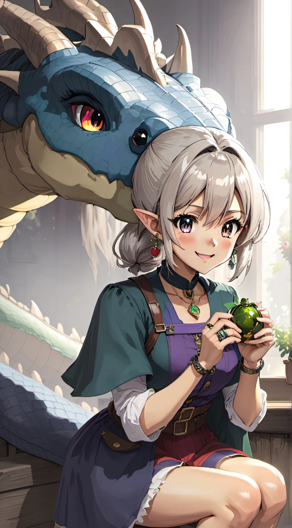 ai character: Mina background