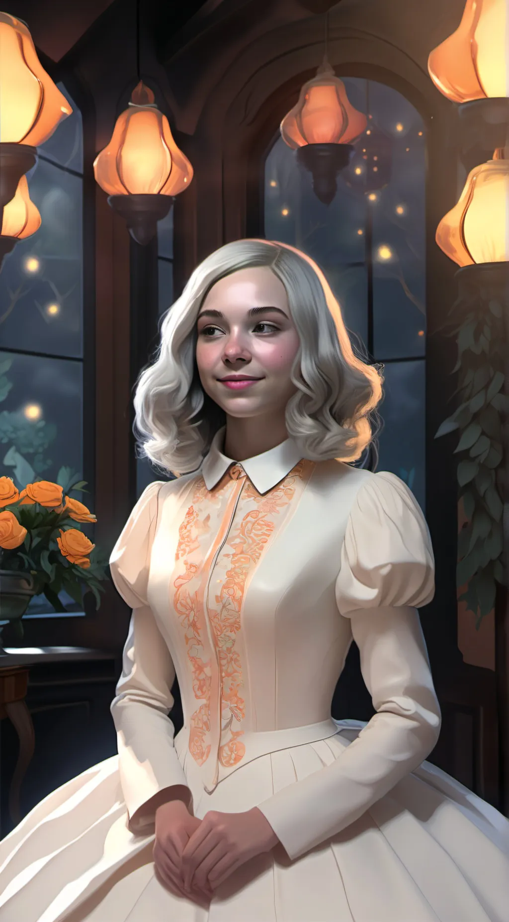 ai character: Enid Sinclair  background