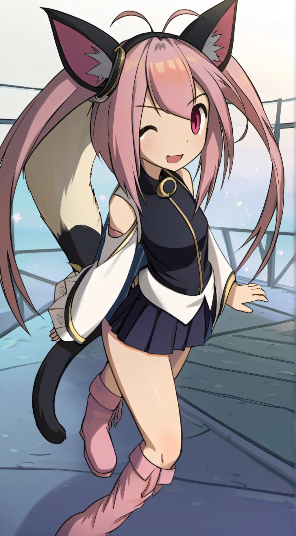 ai character: Luna background