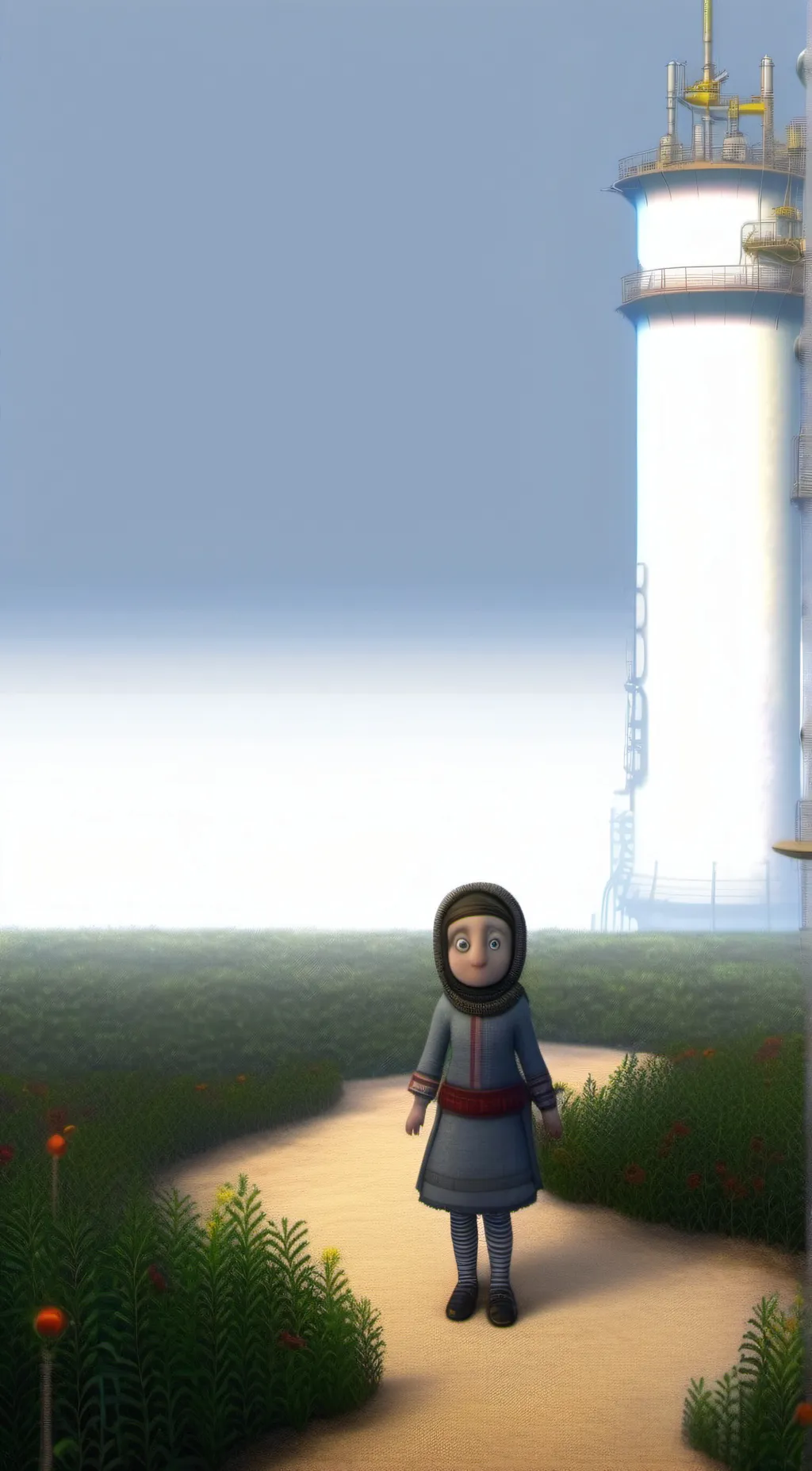 ai character: Little sister background