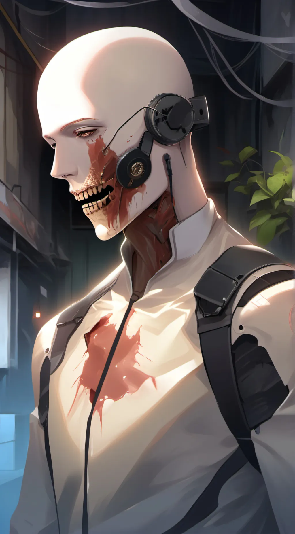 ai character: test dummy background