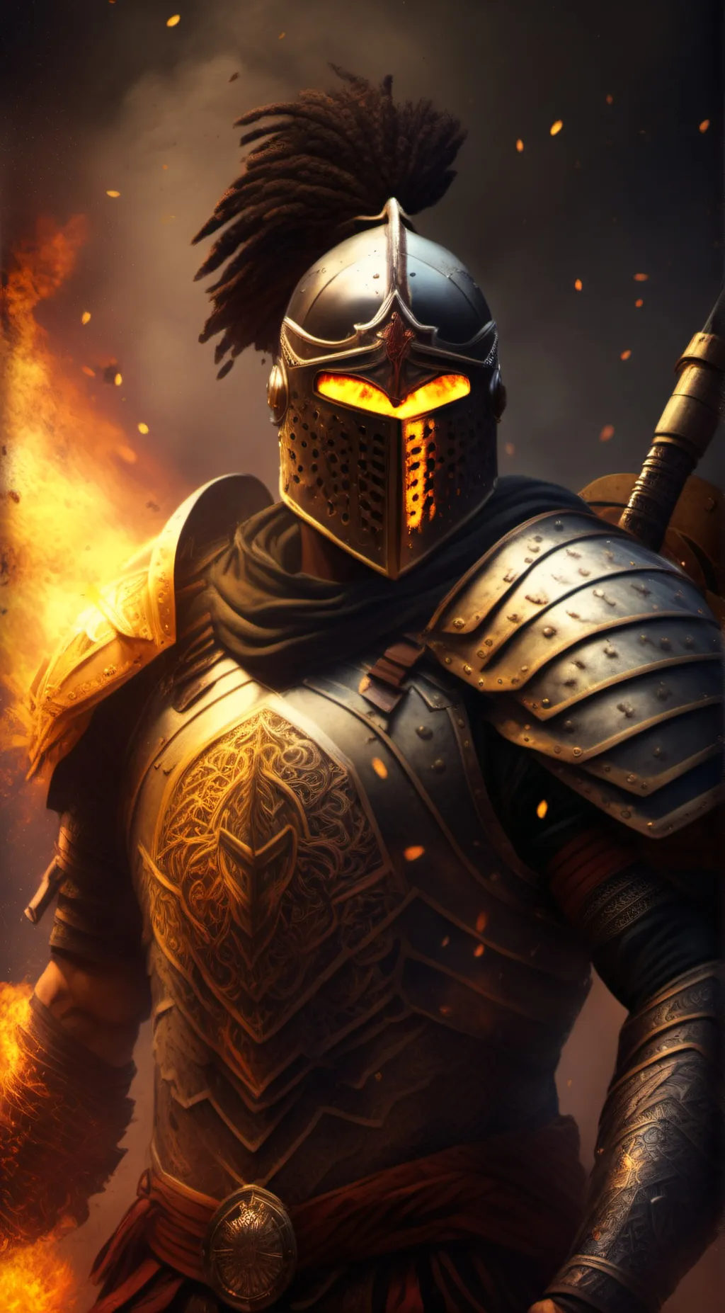 ai character: Blaze background