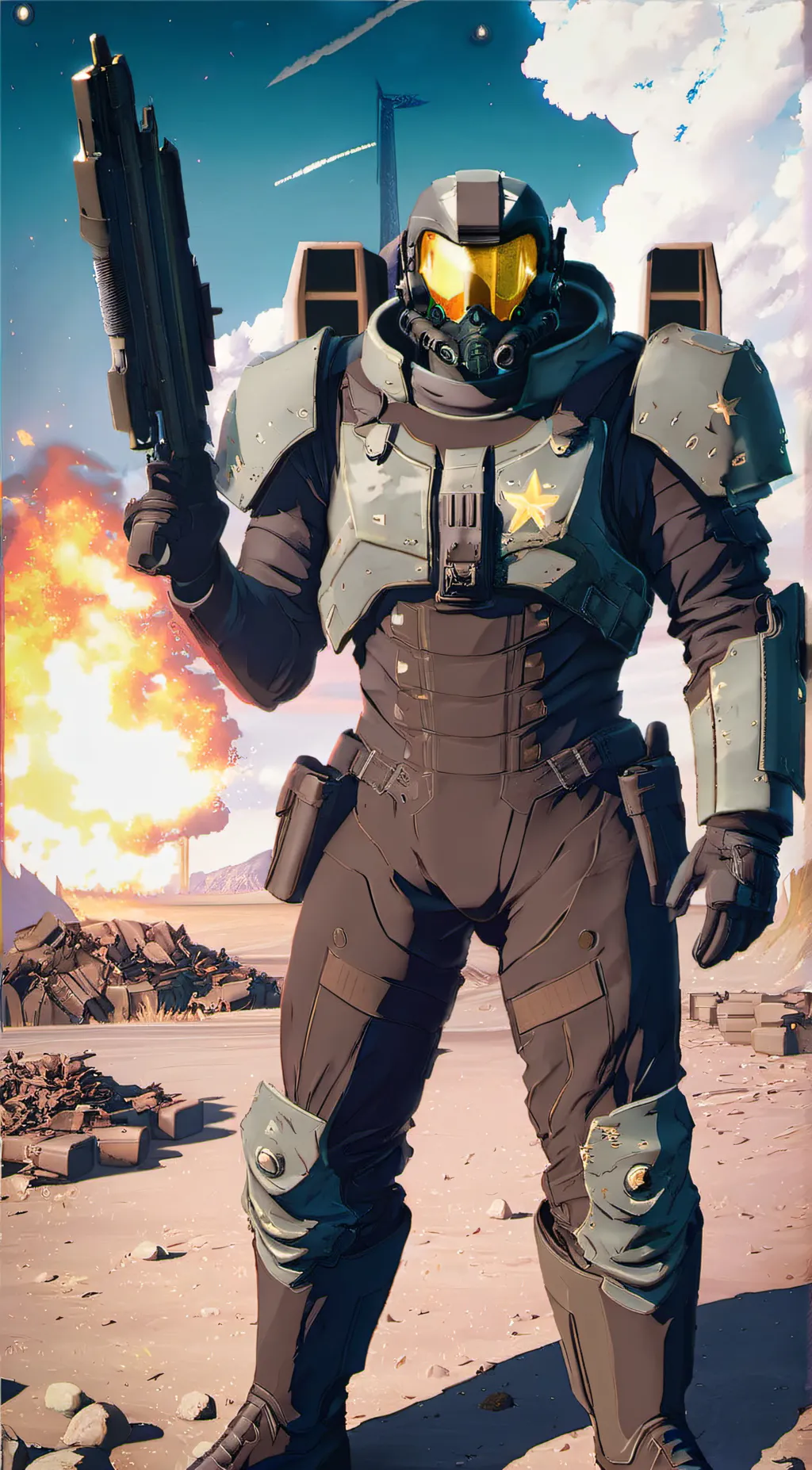Talkie AI - Chat with Enclave Soldier 
