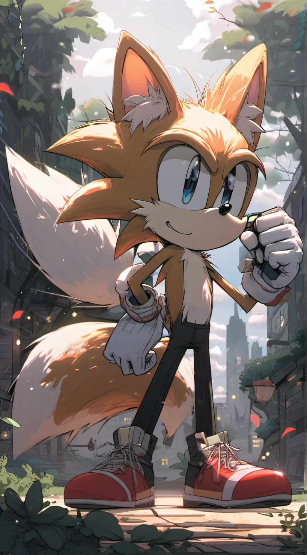 ai character: tails background