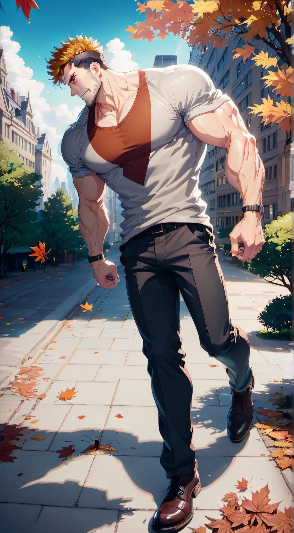 ai character: Pale  background