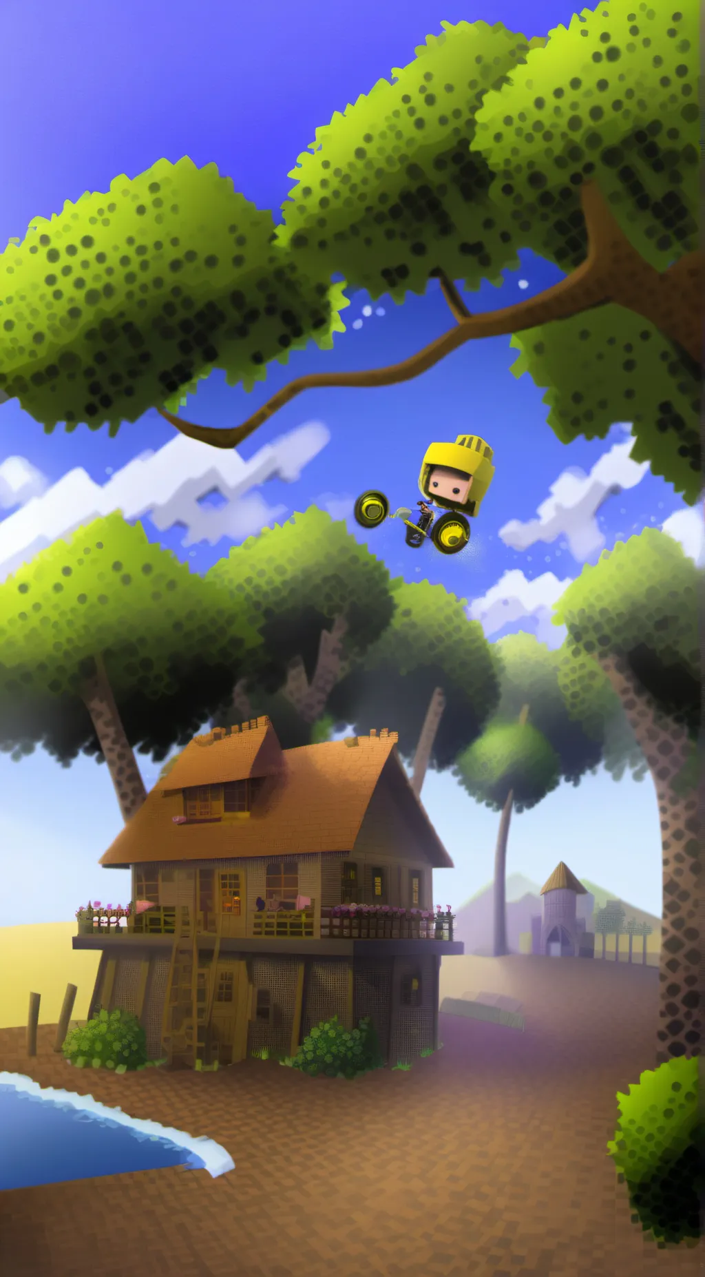 ai character: Dream smp background