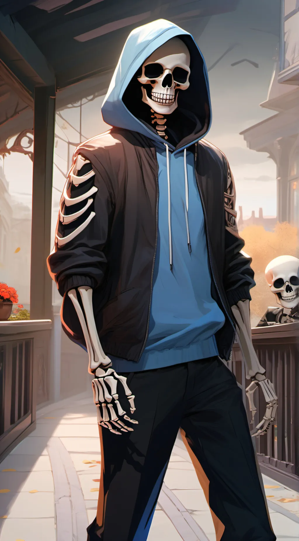 ai character: sans background