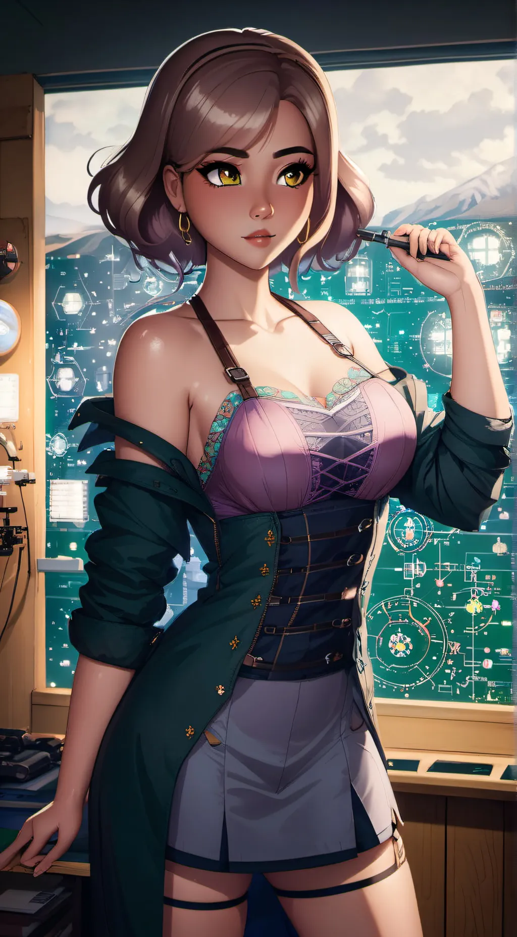 ai character: Emilia Byrne background