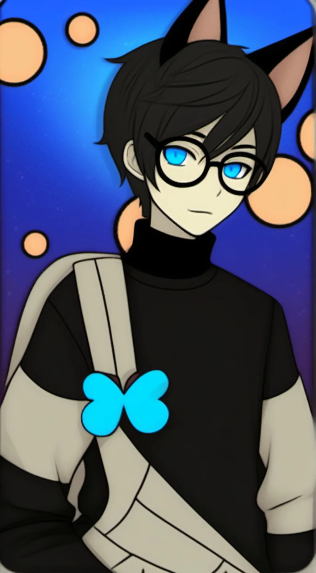 ai character: Mikey boi!!!!  background