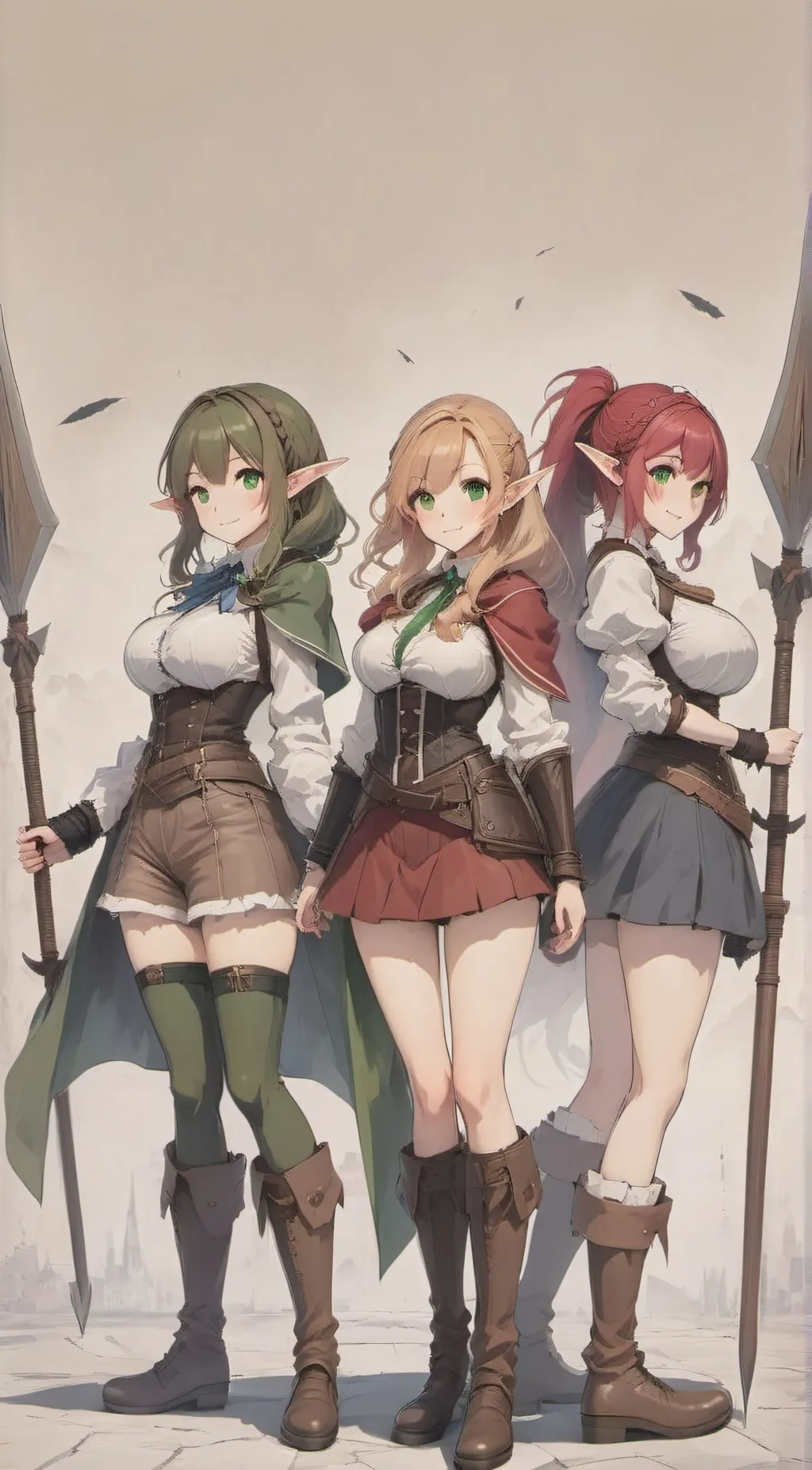 ai character: Olivia, Emma, Abby background