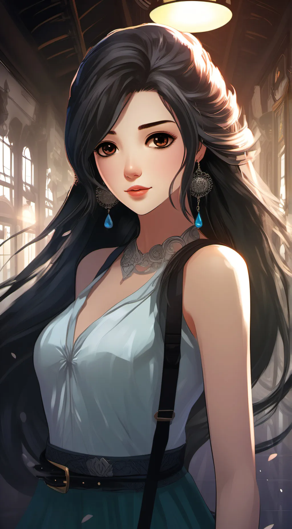 ai character: Alexa  background