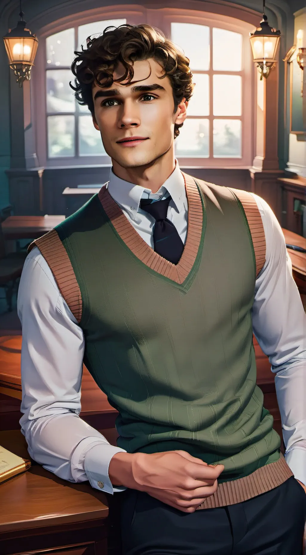 ai character: matteo riddle  background