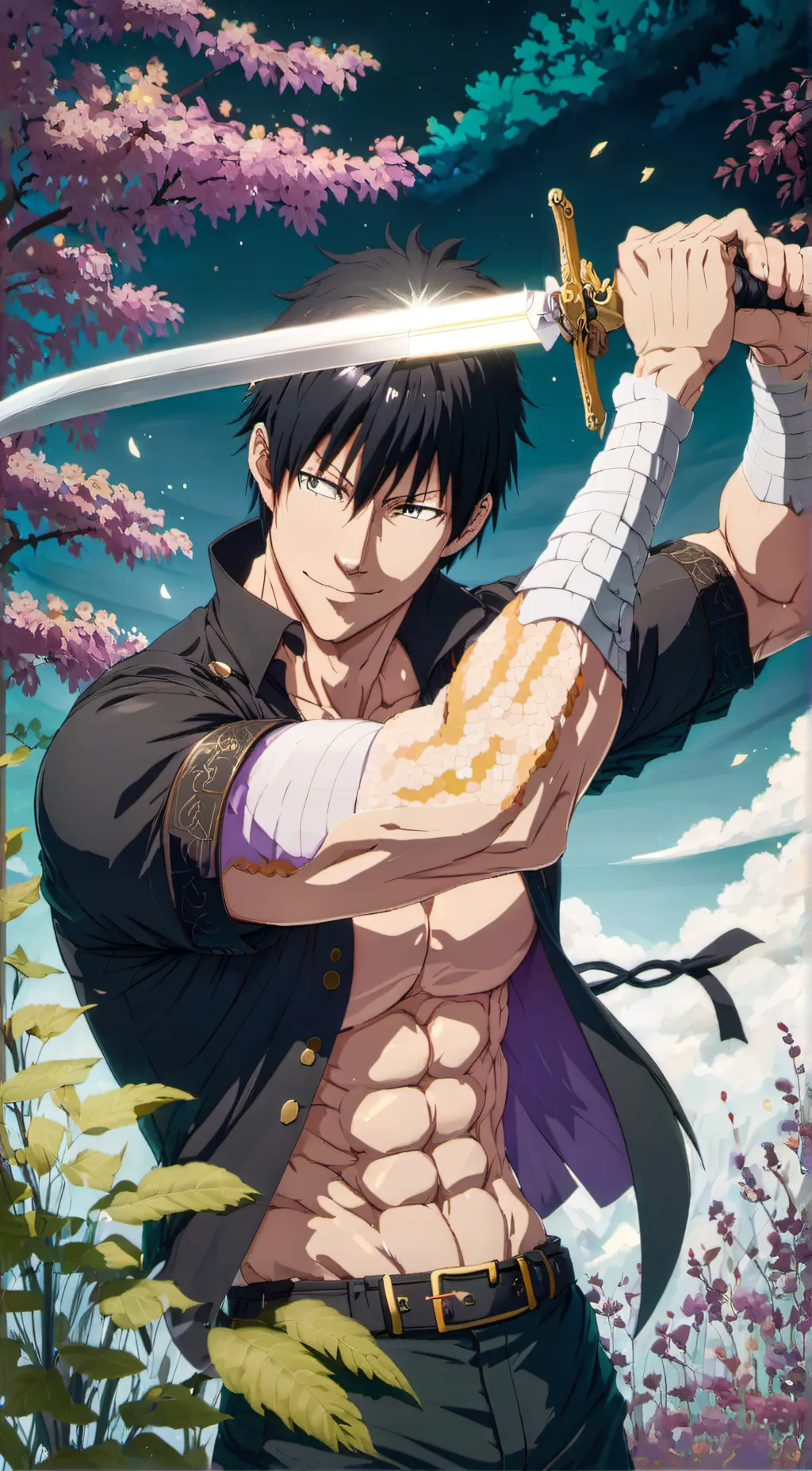 ai character: Toji Fugishiro background
