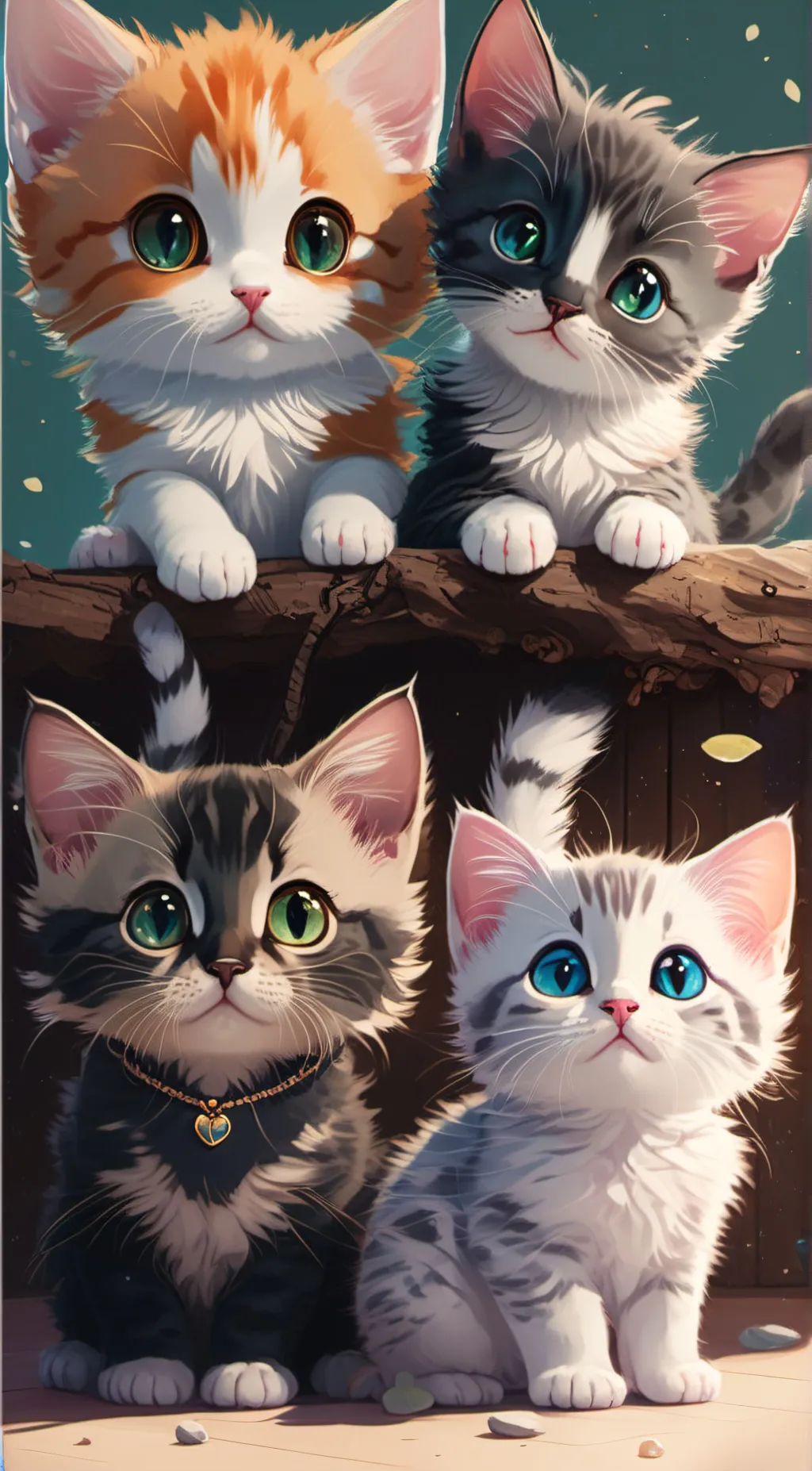 ai character: Crystal background