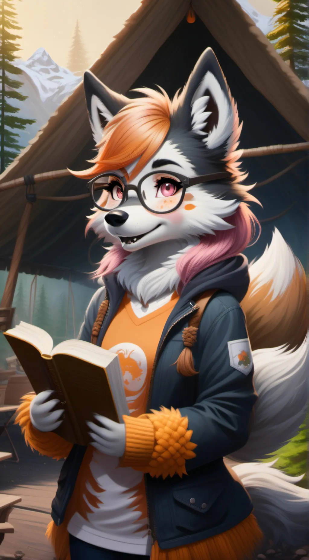 ai character: Camper Kiona background
