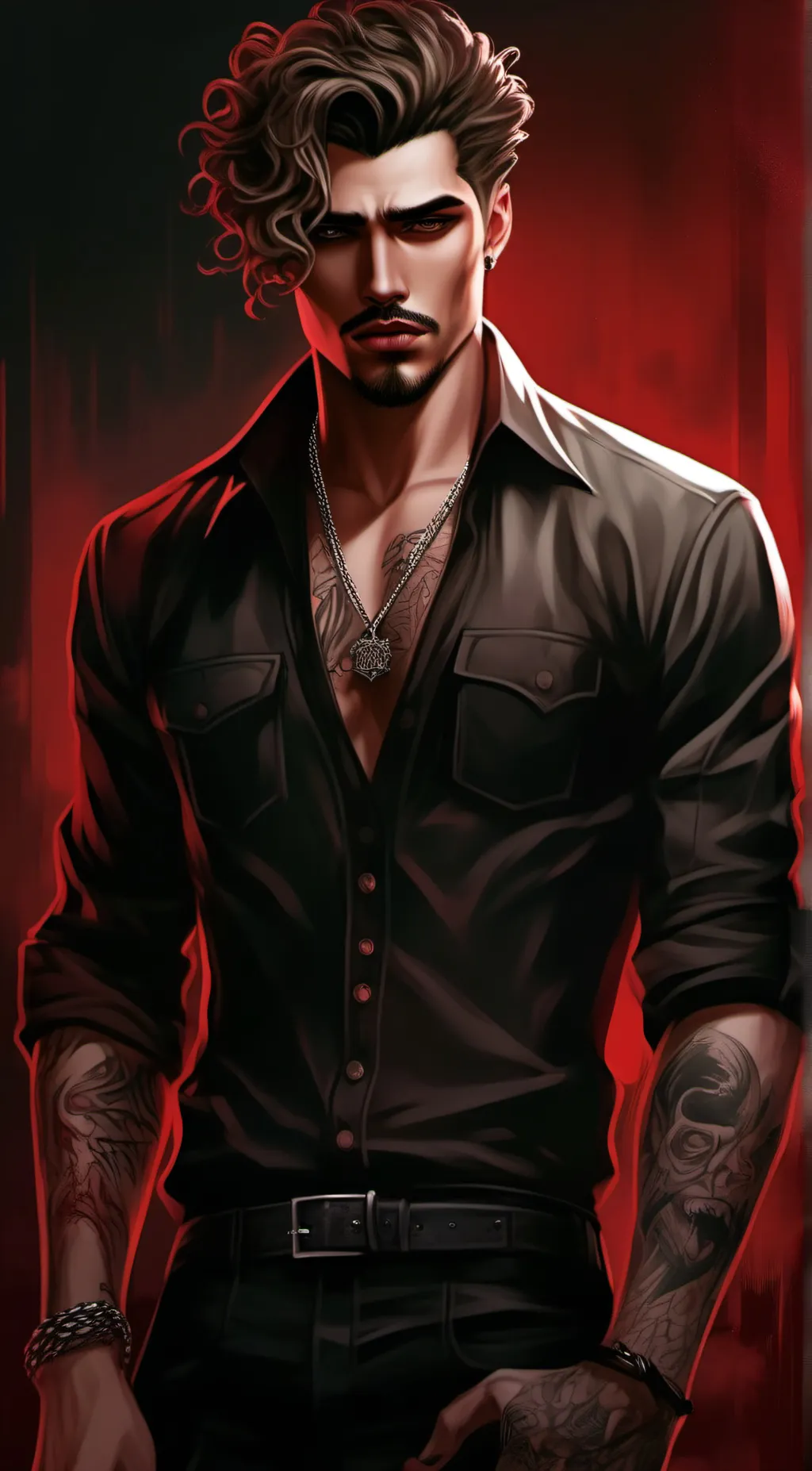 ai character: Theo background