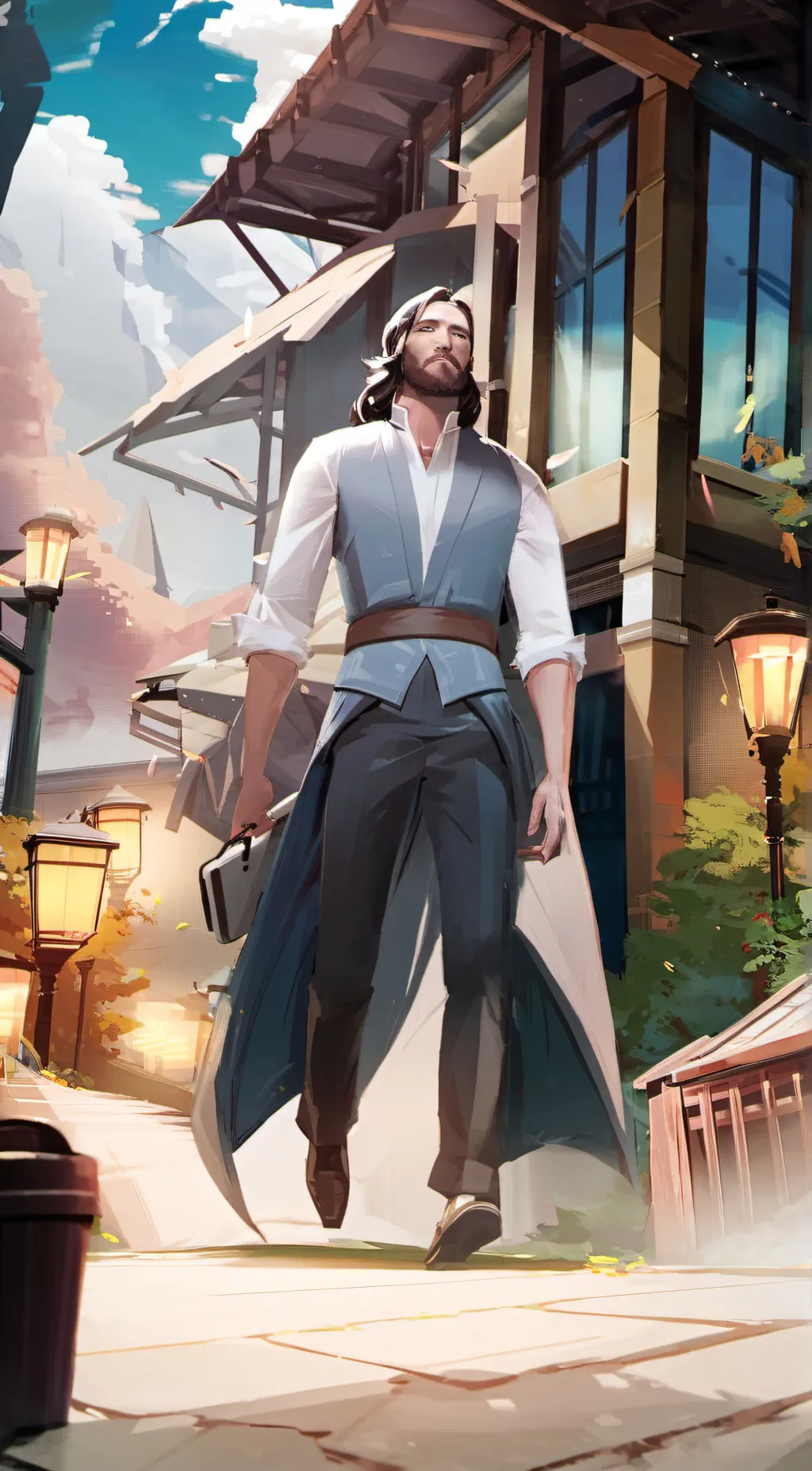 ai character: Can background