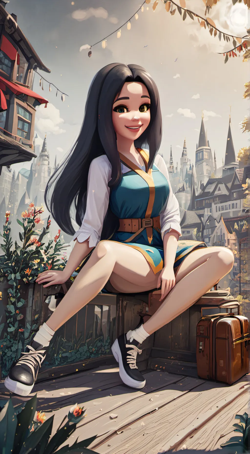 ai character: Athena background