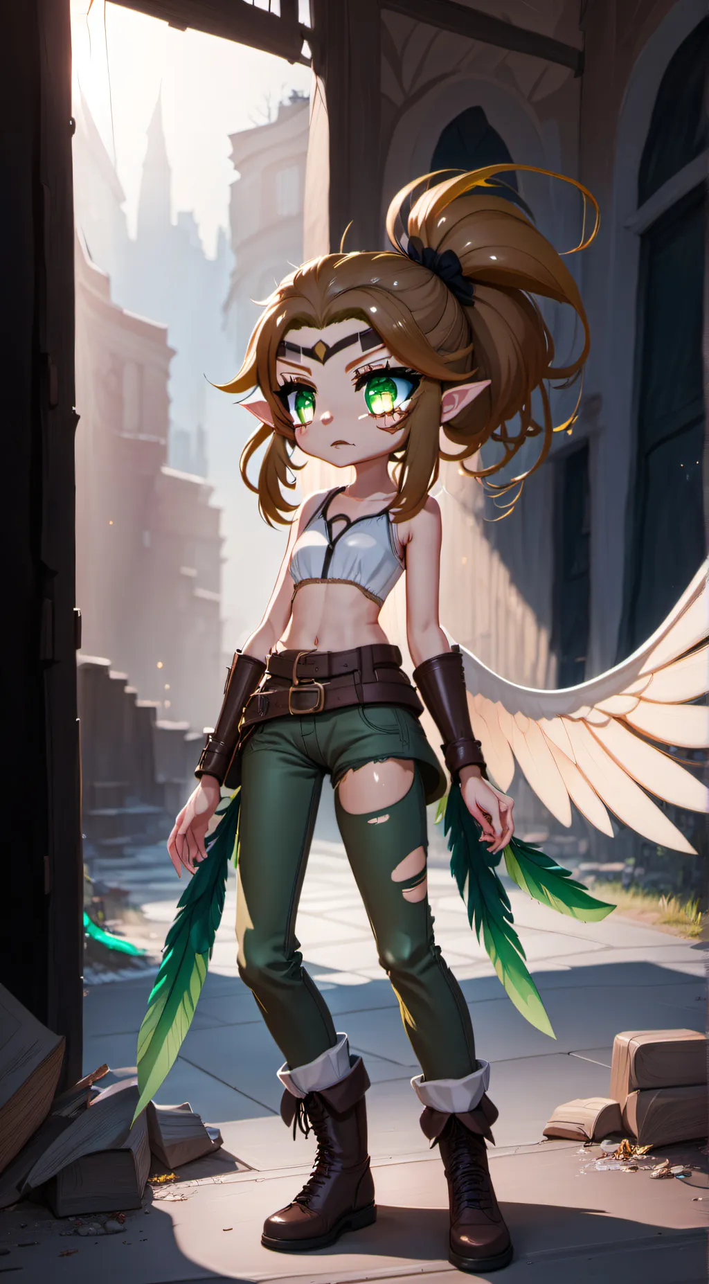ai character: poppy background