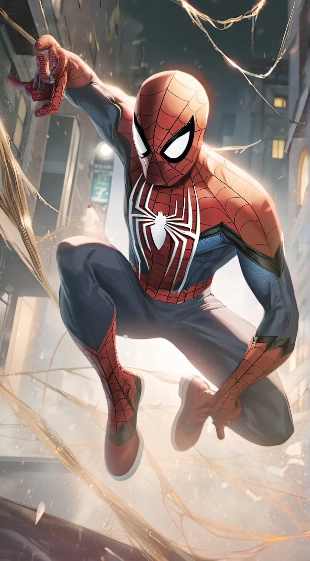 ai character: Spider-Man background