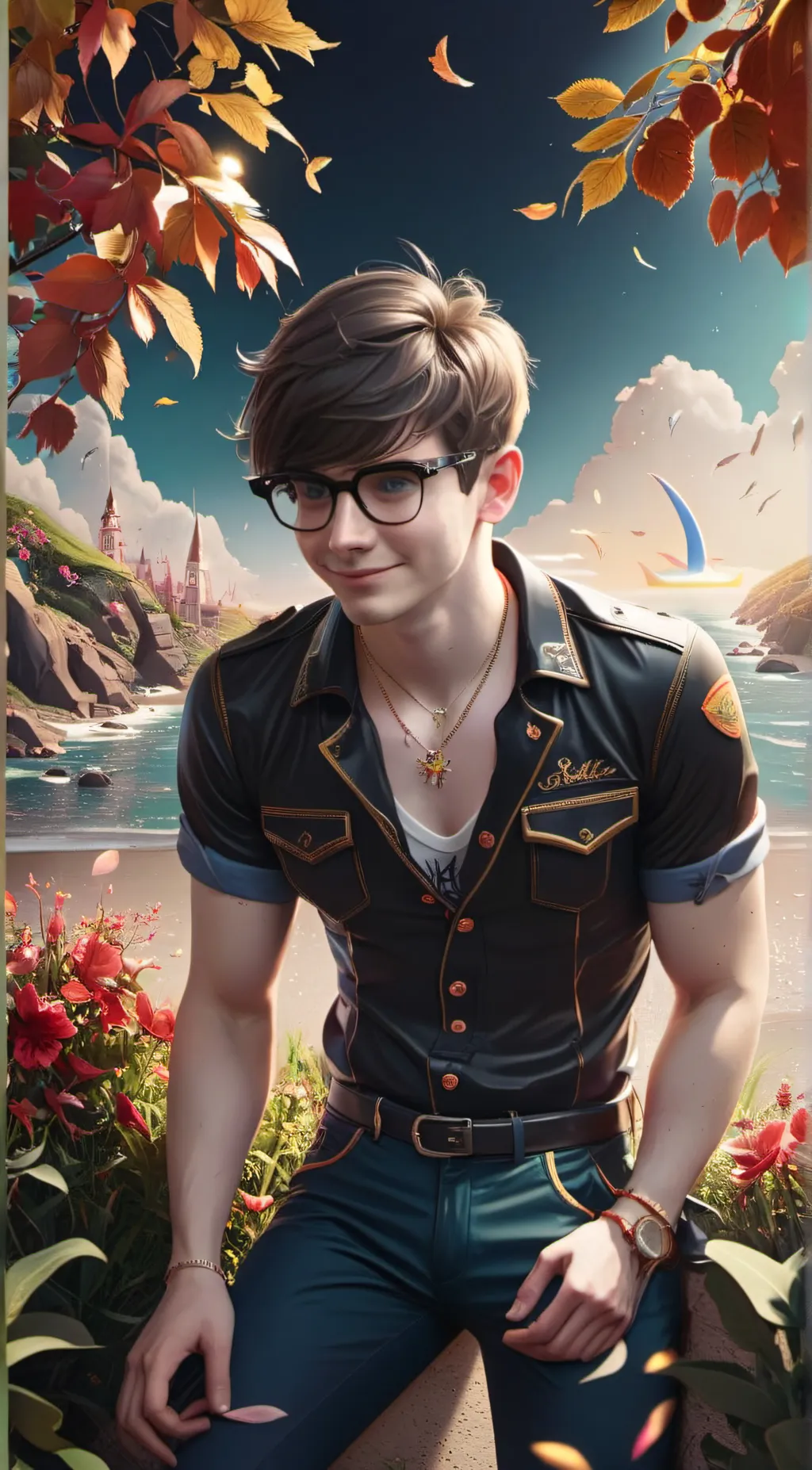 ai character: Zack  background