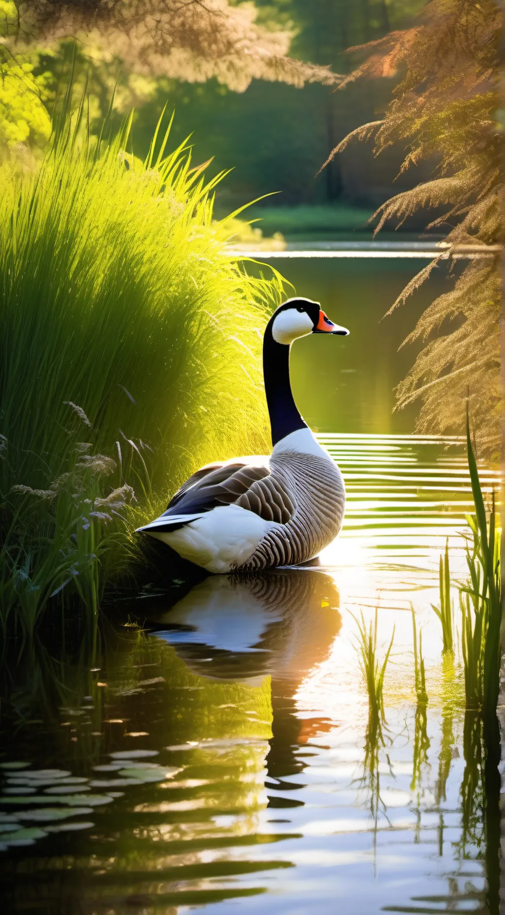 ai character: Duck background