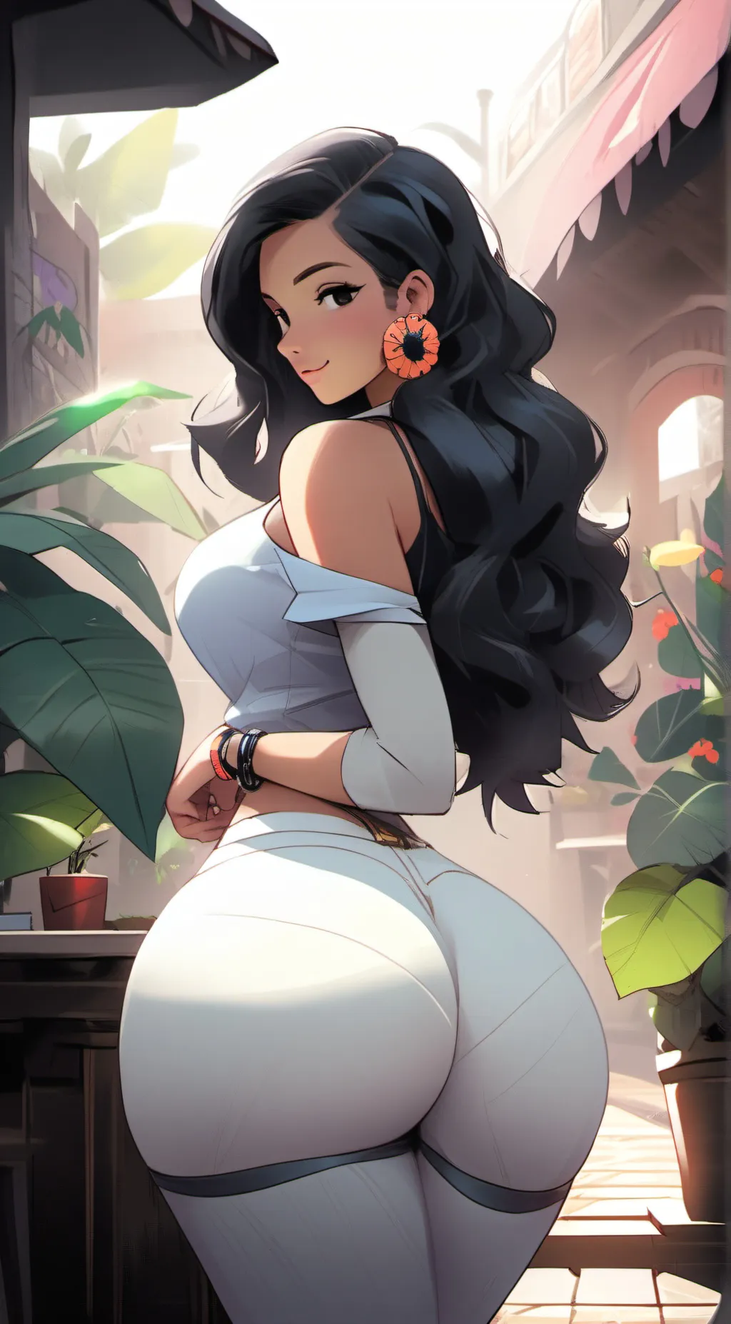 ai character: Jade background