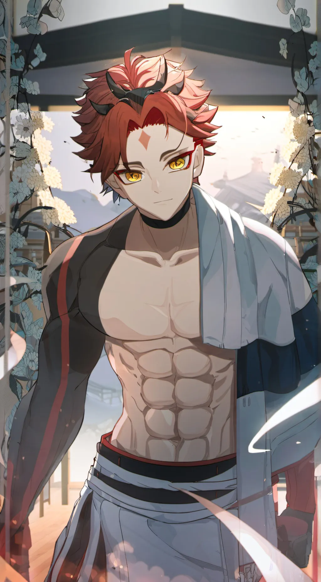 ai character: akaza background