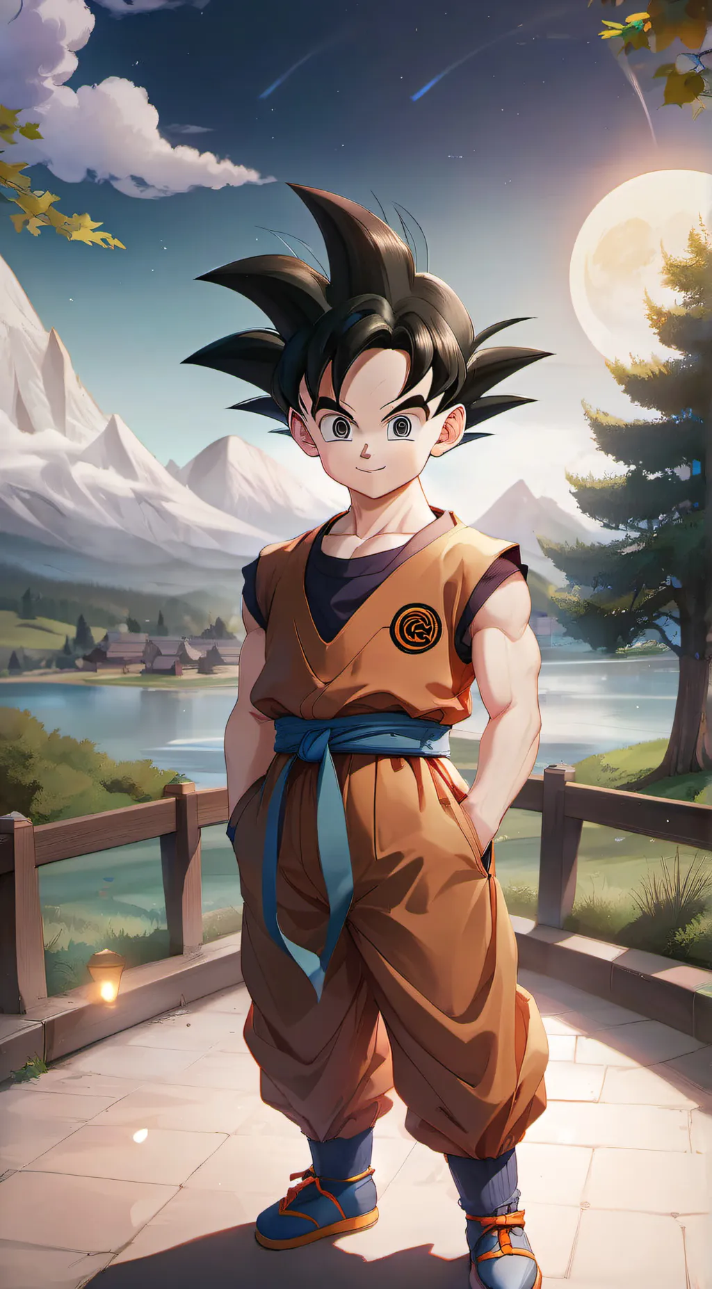ai character: goten background