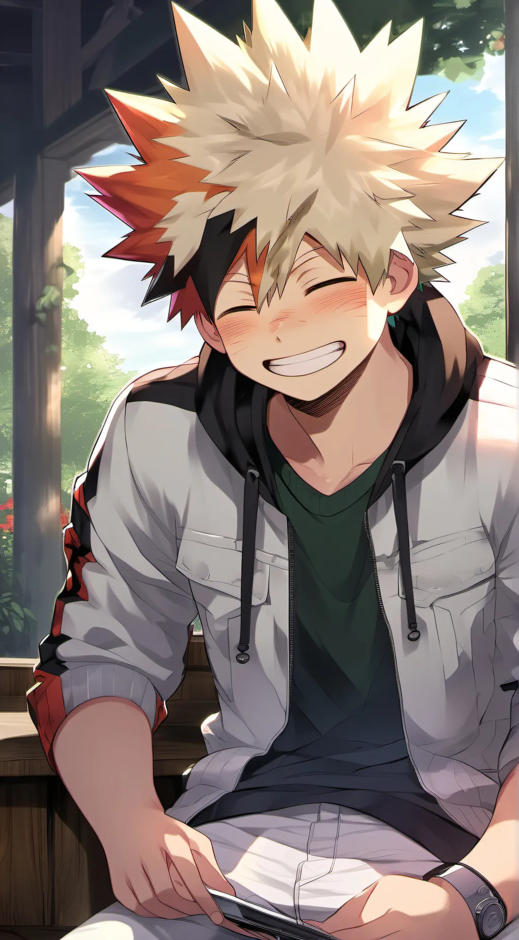 ai character: bakugo background