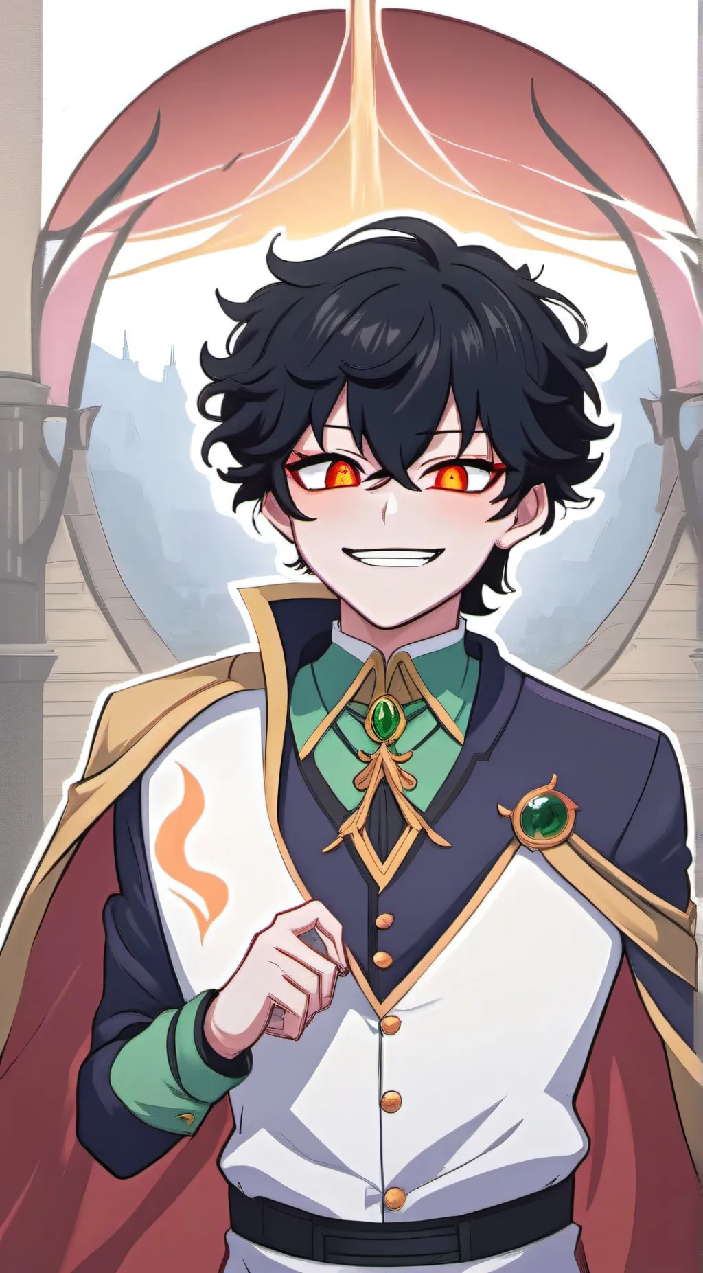 ai character: deku background