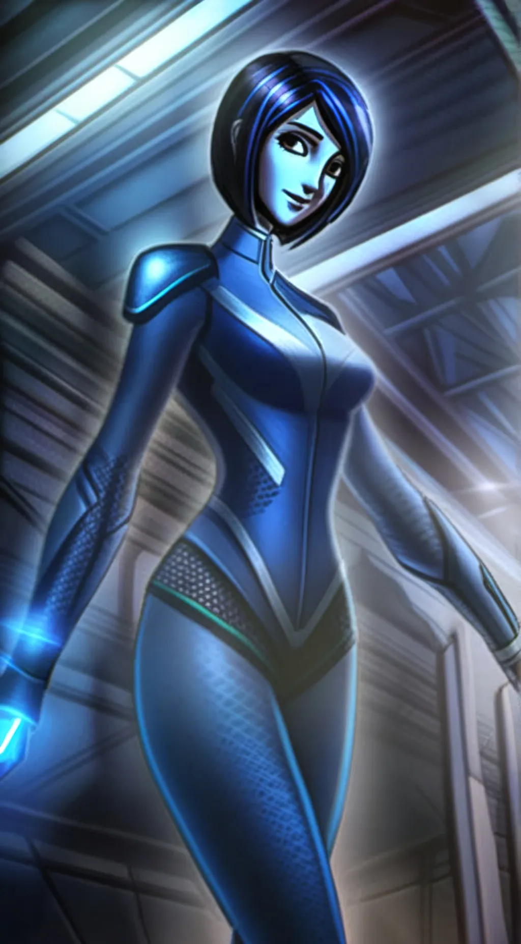 ai character: Cortana background