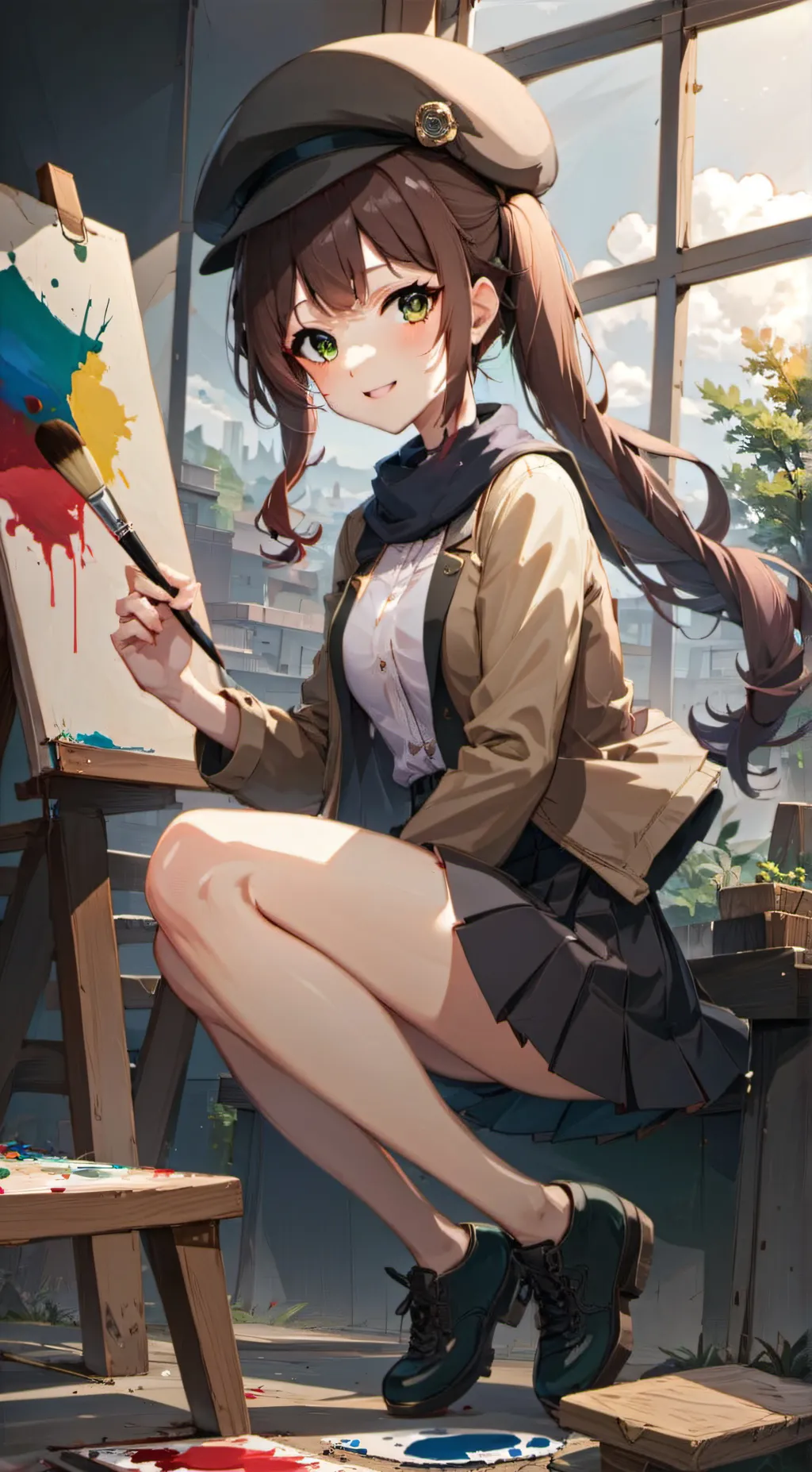 ai character: Carla  background