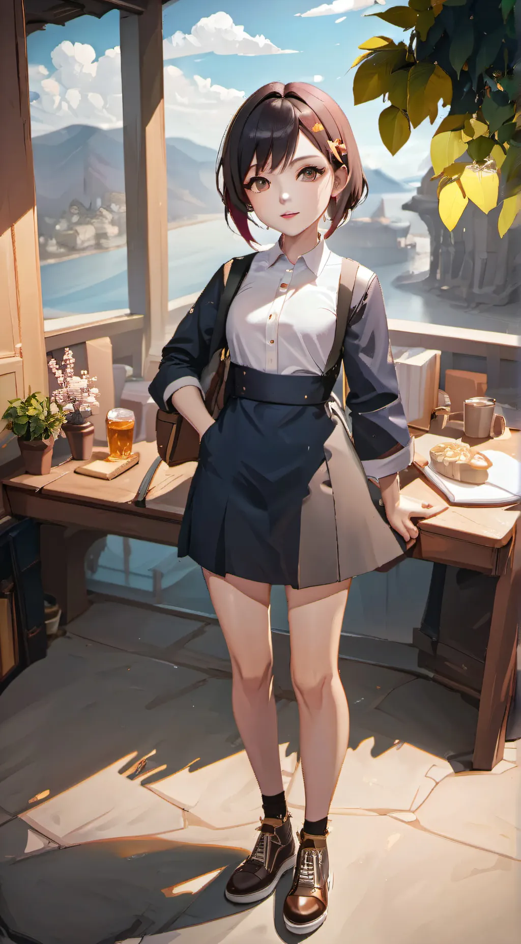 ai character: Lily background