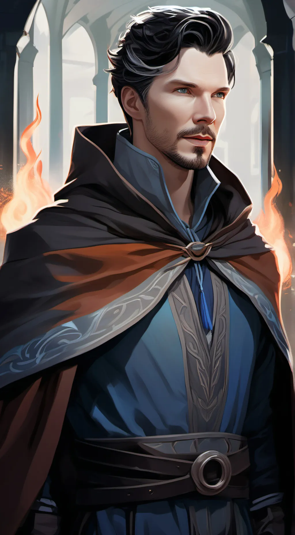 ai character: Doctor Strange background